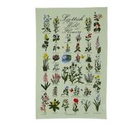 BRAW CLANS TARTANS Cotton Tea Towel - Pack of 2 - wild flowers Design | Traditional Scottish Heritage Kitchen Accessory | 100% Cotton | Versatile & Durable | 48x76 cm Size