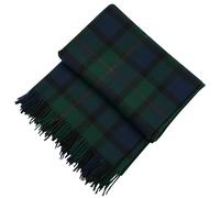 BRAW CLANS TARTANS Luxurious Soft Wool Blanket - 70x60 inches large blanket - Scottish tartan, checkered, lightweight, Indoor, Winter warm, travel blanket, Bed and Sofa, Picnic Rug Gunn Tartan