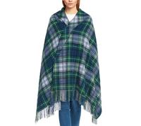 BRAW CLANS TARTANS Soft wool cape made in Scotland - Thick, Warm Winter Poncho - 160cm x 100cm Gordon Dress Tartan - Long Cape Blanket Poncho - Mothers day, Gift for Christmas - Home, Travel, Camping