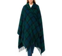BRAW CLANS TARTANS Soft wool cape made in Scotland - Thick, Warm Winter Poncho - 160cm x 100cm Mackay Tartan - Long Cape Blanket Poncho - Mothers day, Gift for Christmas - Home, Travel, Camping
