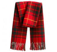 BRAW CLANS TARTANS Tartan Scarves for Women and Men - 100% Pure Lambswool Bruce Tartan Scottish Lightweight Scarf 12x60 inches, Christmas, Mothers day Wedding Gifts