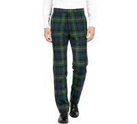 BRAW CLANS TARTANS Tartan Trousers for Men Regular fit, Expandable Waist, Plaid Check - Formal, Casual - Scottish Gunn Tartan Pants for Any Season, Wedding, Golf - Gift for Men
