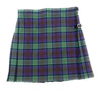 BRAW CLANS TARTANS Women’s Mini Kilt Skirt - Scottish Traditional Tartan - 20" Knee Length Kilt Skirt in Scotland Isle of Skye Tartan (as8, Numeric, Numeric_8, Regular, Regular, Isle of Skye Tartan)