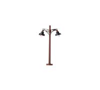 BRAWA 4611 Scale N Street Lamp In Wood With Two Arms Height 50 Mm