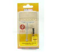 BRAWA 83002 DOUBLE PLATFORM LIGHT PIN SOCKET LED N GAUGE