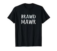Brawd Mawr tshirt Big Brother in Welsh - Wales Cymru t shirt T-Shirt, Men, Black, Large