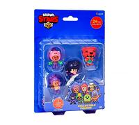 Brawl Stars P.M.I Collectible Figures - 5 Pack - Including 1 Rare Hidden Character (S1) (Random) (BRW2040)