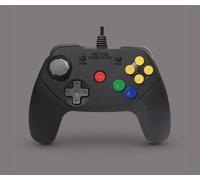 Brawler64 Original V2 Wired Controller for Nintendo 64 N64 (Black) Authentic