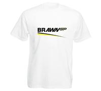 Brawn GP Men T Shirt Various Sizes & Colours Car Enthusiast Track Day Racing White