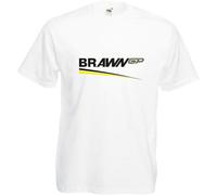 Brawn GP T-Shirt Various Sizes & Colours Car Enthusiast Track Day Racing 3XL Black