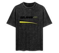 Brawn Gp Unisex T-Shirt Printed Tee Graphic Top Men Black Shirt XL