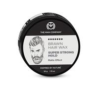 Brawn Hair Wax - Almond & Argan oil for The Man Company extra strong hold and matte effect all day