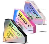 BRAWNA 3 Pack Pre Inked Mapping String for Brows, Eyes and Lips - White, Pink, Black - Microblading Supplies - PMU Kit