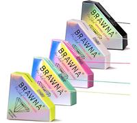 BRAWNA 5 Pack Pro Inked Mapping String for Brow and Lip Measuring - White - Black - Pink - Turquoise - Yellow - 30 Meters Each - PMU Supplies - Mapping Tool for Eyebrow Lamination, Tint