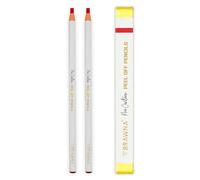 BRAWNA Pro Contour Peel Off Pencil for Eyebrow and Lip Mapping - Set of 2 - Red - PMU Supplies- Lip Blushing Supplies