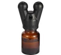 BRAWOLFY The Sensational Aroma Amber Bottles Screw Attachment on Your Bottle,Aroma Perfume Inhaler Cap(10ml/Small Bottle) (10ml Double Small)