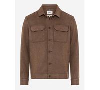 Brax Men Overshirt Santiago Flannel Button-Up Shirt 700109 70624300 52 Chocolate