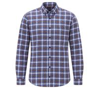 Brax Mens Daniel Modern Fit Check Button-Down Shirt Light Flannel Mauve