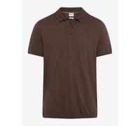 Brax Men's Knit Polo Shirt Modern Fit Style Parvis Brown 700016 70436900 52