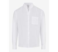 Brax Men's Linen Shirt Modern Fit Style Daniel White 740006 74410100 99