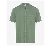 Brax Men's Linen Shirt Style Lionel U Green 463728 74431300 36 Thyme