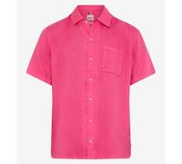 Brax Mens Linen Short Sleeve Button-Down Shirt Style Luke 740086 86 Raspberry