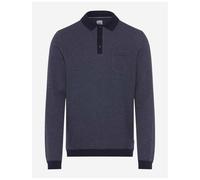 Brax Men's Long Sleeve Polo Shirt Style Paros Blue 214217 70434500 13 Deep Blue