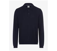 Brax Men's Long Sleeve Polo Shirt Style Paros Blue 214307 70434000 23 Navy