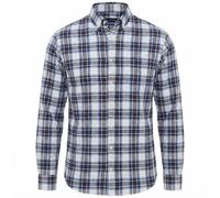 Brax Mens Modern Fit Daniel Blue Check Button-Down Shirt 100% Cotton