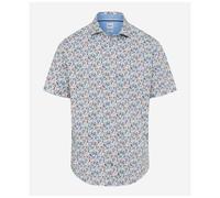 Brax Men's Shirt short Sleeve Style Hardy Blue Patterned 463148 74420600 24