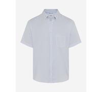 Brax Mens Short Sleeve Shirt Regular Fit Blue Striped 740031 25 Cove