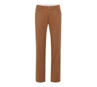 Brax Men's Style Cooper L Linen Cotton Strecht Trouser, 53 Cacao, 32 W/32 L
