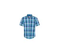 BRAX Men's Style Dan C Cotton Linen Slub Short Sleeve Shirt Button, Balance, XXL