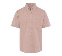Brax Men's Style Dan U Cotton Linen Mix Shirt, 54 Cacao,