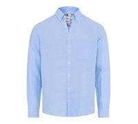 Brax Men's Style Daniel U Pure Linen Shirt, 29 Sky, L