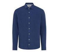 Brax Men's Style Jarold U Pure Linen Quality Shirt, 23 Navy, XL