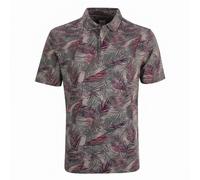 Brax Philo 70 0067 Polo Regular Fit Floral Short Sleeve 35 Light Khaki