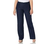 BRAX Women's Farina Linen Love Trouser, Blue (Navy 22), W38/L32 (Size: 48)