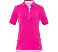 BRAX Women's Style Cleo Pique Solid Cotton Polo Shirt, Flush, 12