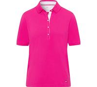 BRAX Women's Style Cleo Poloshirt Pique Polo Shirt, Flush, 10