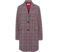 BRAX Women's Style Porto Outdoor Check Mantel Coat, Dark Grey, XL
