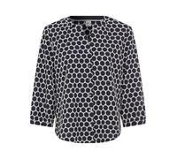 Brax Women's Style.Velia Embroidered Cotton Blouse, 22 Navy, 12