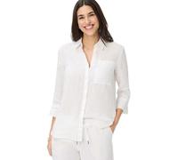 BRAX Women's Style.Vicki Pure Linen Solid Blouse, White, 10