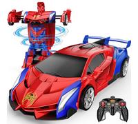 Braxel Transforming Remote Control Cars Toys for 3-12 Year Old Boys Girls, 2.4GHz Transform Robot Car with Batteries & 360° Rotation, 2 in 1 RC Vehicle Birthday Gifts for Kids Toys Age 3 4 5 6 7 8