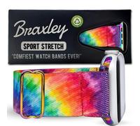 Braxley Bands for Apple Watches - Stretchy and Washable - Adjustable with Apple Watch Bands for Both Women & Men - Compatible with Apple Watch Series SE Ultra 9 8 7 6 5 4 3 2 1 [42mm/44mm/45mm/49mm]