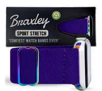 Braxley Bands for Apple Watches - Stretchy and Washable - Adjustable with Apple Watch Bands for Both Women & Men - Compatible with Apple Watch Series SE Ultra 9 8 7 6 5 4 3 2 1 [38mm/40mm/41mm]