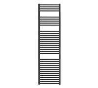 Bray Heated Towel Rail/Warmer/Bathroom Radiator, Gas Central Heating, Black, 1500 x 500