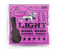 Bray Nickel Wound Electric Guitar Strings (09-42) Perfect For RockJam, Epiphone, Les Paul, Fender Squier & SGR Electric Guitars