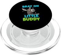 Bray On Little Buddy Funny Donkey Humor PopSockets PopGrip for MagSafe