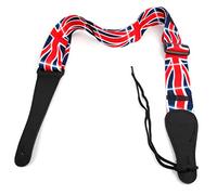 Bray Premium Universal Union Jack Guitar Strap With Reinforced Ends - Perfect For Any Acoustic, Electric, Bass And Classical Guitar.